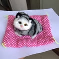 thumbnail image 3 of Simulation Cute Cat Kitten Sound Plush Doll Toy with Sleeping Mat Home Decor, 3 of 11
