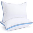 thumbnail image 1 of Pillows Queen Size Hotel Quality Cooling Down Alternative Gusseted Bed Pillows for Side Back or Stomach Sleepers Soft and Supportive for Sleeping Machine Washable, 1 of 9