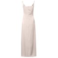thumbnail image 4 of Meichang Robes d'Été Aguichant Portefeuille pour Femmes 2024 Été Sans Manches Longue Robe Moulante Décolleté en V Profond Robes Plissées Fente Boîte de Nuit Fête Soirée Robe Maxi, 4 of 5