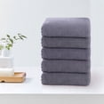 thumbnail image 4 of Serviette en Velours 5 Pcs Serviette de Visage Douce Absorbante Lavage du Visage Ah, 4 of 6