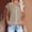 ZA-Khaki, variant on CFLVAEK Cotton Linen Tunic Tops for Women Dressy Office Collared Shirts Summer Casual Button Down Blouses Loose Solid Henley Shirt Lightweight Cap Sleeve Work Tunics