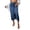 BU1, variant on Ladies Ripped Skirts plus Size Womens Pencil Skirt Light Skirt Midi Sequin Maternity Pencil Skirts Stretch Women's Slit Denim Blue M
