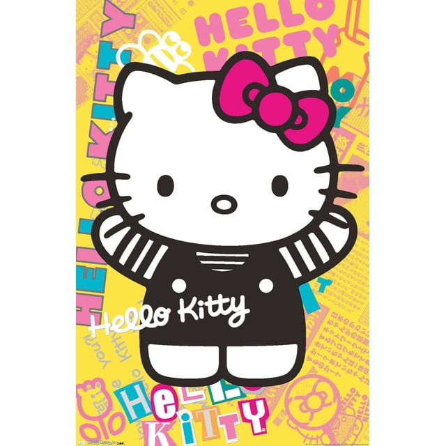 Hello Kitty - Colorful Wall Poster, 22.375" x 34"
