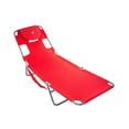 thumbnail image 3 of Ostrich Chaise Lounge Folding Portable Sunbathing Poolside Beach Chair (2 Pack), 3 of 6