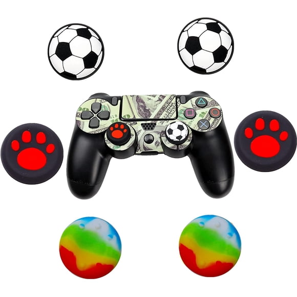 XiHAMA 36pcs Joystick Grip Compatible with Ps5 Ps4 Controller, Silicone Thumb Grips Caps Cover Analog Stick for Playstation 5, Playstation 4 Controller, Xbox 360, Xbox One Controller (A)