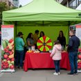thumbnail image 3 of WinSpin 24" Display Prize Wheel Red & Green DIY Tabletop 12 Slots Modular Custom Spinning Wheel for Pop Up Trade Show, 3 of 8