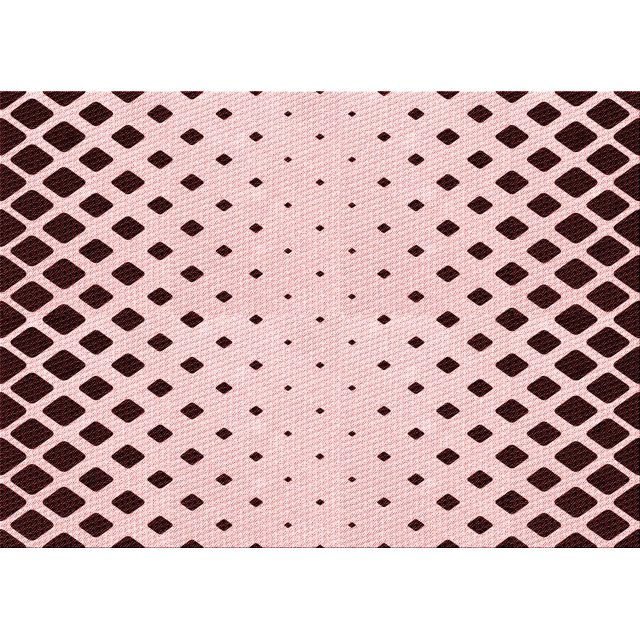 Ahgly Tapis Rectangulaire Lavable en Machine Intérieur Transitionnel Rose Clair, 7 Pieds x 10 Pieds