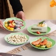 thumbnail image 1 of Dvkptbk Wheat Straw Plates Lightweight Reusable Dinner Dishes Plates Dishwasher Microwave Safe Unbreakable Kitchen Essentials, 1 of 6
