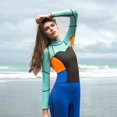 thumbnail image 3 of Women's Full Body Wetsuit Cold Water Keeping Warm Neoprene Diving Suit Rash Guard One-Piece Long Sleeve Zip Quick Dry Sunsuit, 3 of 9