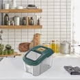 thumbnail image 5 of LSLJS Household Portable Rice Bucket, Sealed Rice Container, Flour Storage Container, Cereal Dispenser, Household Rice Storage Container, Pet Food Storage Container, Storage Jar, 5 of 5