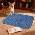 thumbnail image 3 of D Washable Dog Pee Pad, 80X90Cm Size, Reusable And Absorbent For Pet Training, Waterproof Backing To Protect Floors From Moisture And Accidents, 3 of 6
