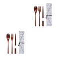 thumbnail image 4 of Maytalsory Set School Student Chopstick Fork Spoon Flatware with Storage Bag Type 9 2Set, 4 of 6