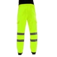 thumbnail image 2 of Qertyioot Mens Fashion Road Work High Visibility Work Casual Trouser, 2 of 6