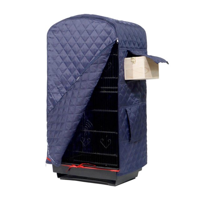 pitrice Bird Cage Cover Washable Rainproof Windproof Blackout Cover for Accessories Plus cotton