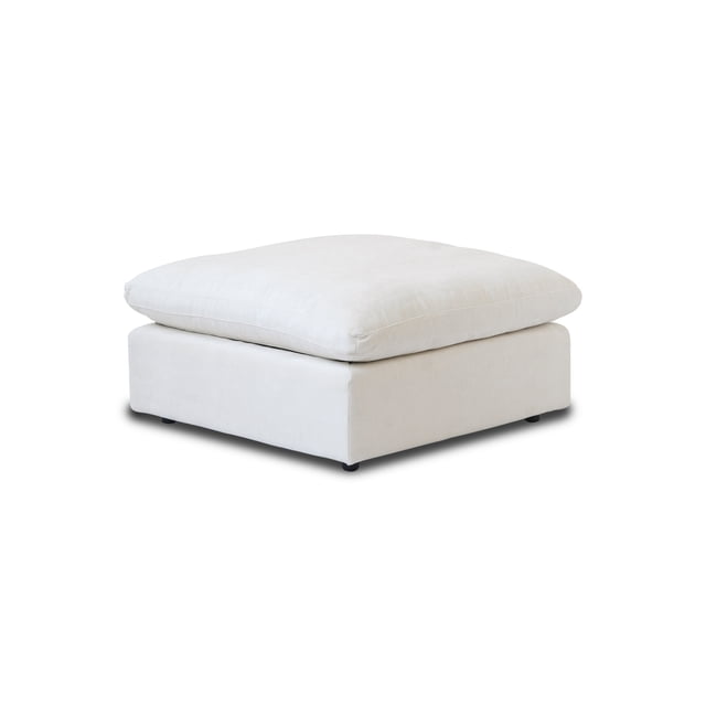 The Magic Home Cloud Modular Linen Sectional Sofa, White