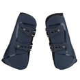 thumbnail image 2 of Tendon Guard Boots, Toughness Elastic Neoprene Horse Tendon Boots  For Jumping Competition For Riding Navy Blue Front Legs, 2 of 8