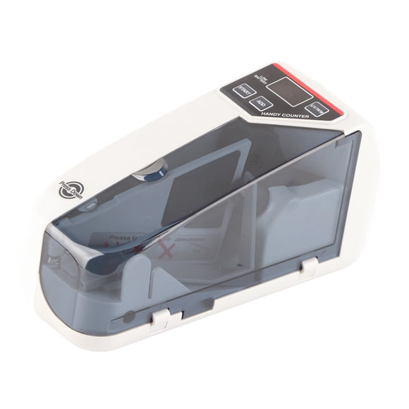 Portable Handheld Mini Bill Money Register Currency Counter, Small WearResisting Cash Counting Machine with Exquisite Leather Case