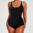 thumbnail image 2 of 2023 Nouveau Tankini d'Angle Carré Imprimé pour Femmes, Polyester, Natation de Plage, S-TTG, 2 of 5