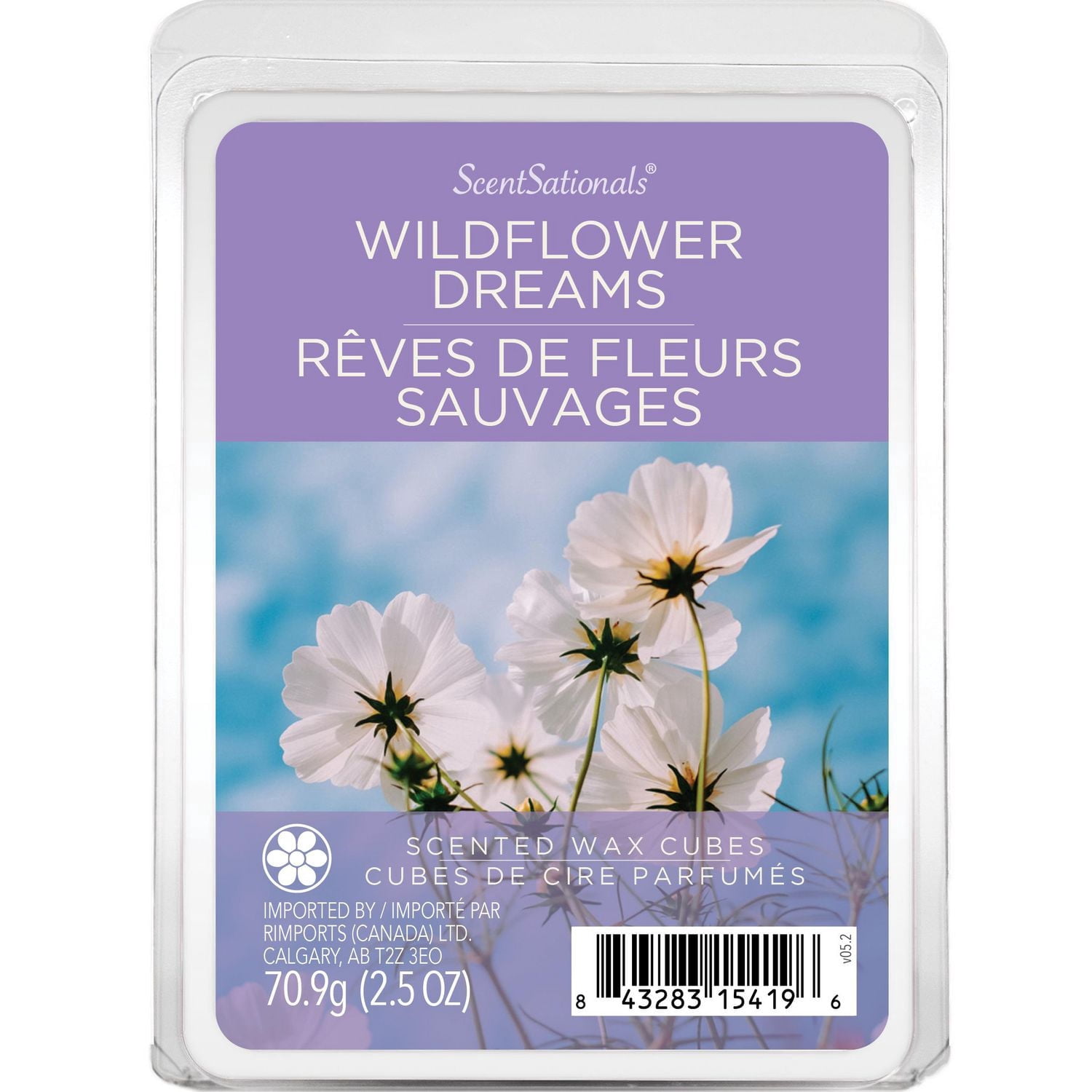 ScentSationals, Scented Wax Cubes, Wildflower Dreams