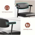 thumbnail image 4 of AKDSteel Bar Stools Set of 2,Adjustable Swivel Barstools, Faux Leather Bar Chairs,Upholstered Counter Height with Soft Backrest for Kitchen Island, 4 of 6