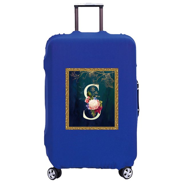 New Travel Suitcase Luggage Covers Protective Covers Scratch Proof Dust Cover Reusable Dust Cover Flower Pattern Series 8flowerS XL