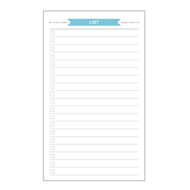 EeaseCA 40 Sheets A6 Size 6-Hole Paper Refills For Notebook Planner Journal Dairy (TODO Diary)