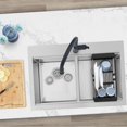 thumbnail image 1 of Azuni Topmount 31 ¼" Stainless Steel Double Bowl Workstation Kitchen Sink with 6 Accessories C432L, 1 of 14