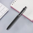 thumbnail image 2 of Black Click Pen Retractable Ballpoint Pen 0.5Mm Fine Point Writing Pens For School Office Work Smooth Ink Gel Pen With Comfort Grip 5.7 Inch Metal Clip Pen For Everyday Use, 2 of 7