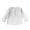 White, variant on Yuyuzo Infant Baby Boys Girls Clothes Long Sleeve Crewneck 2 Button Ribbed Velvet Thermal Bottom Shirt for Kids