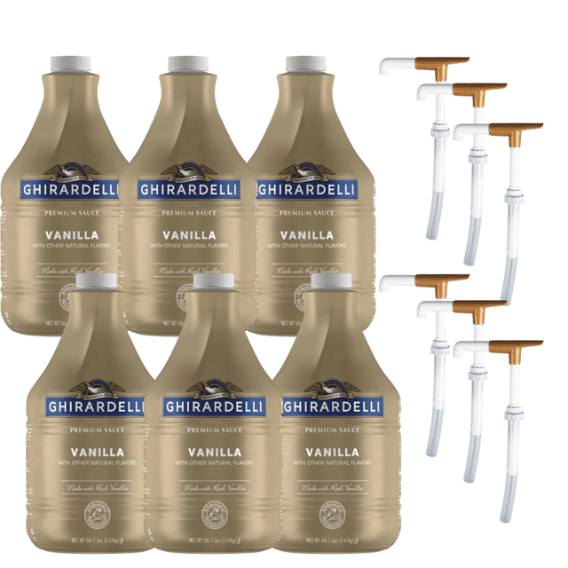 Ghirardelli Vanilla Flavoring Sauce 64 fl. oz. Bonus Squeeze Pump