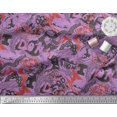 thumbnail image 4 of Soimoi Crepe Silk Fabric Food,Animals & Text Print Fabric by The Yard 42 Inch Wide, 4 of 5