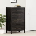 thumbnail image 1 of South Shore Gravity 5-Drawer Chest for Adult, in Rubbed Black, 1 of 13