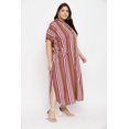 thumbnail image 3 of Oussum Robe Caftans pour Femme Grande Taille Imprimée Longue Maxi à Boutons Robes Caftan, 3 of 7