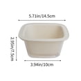 thumbnail image 3 of Chmadoxn Kitchen Storage & Organization, Factory Food Grade Large Double Drainage Basket Plastic Sink Filter Basket Vegetable Fruit Storage Basket 2 Pcs Set draining basket, 3 of 6