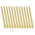 thumbnail image 4 of Twisted Long Candle, Decoration Metallic Twisted Candlestick Dripless Soy Wax Smokeless Taper  For Party Gold,Silver, 4 of 8