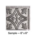 thumbnail image 1 of FASÃ„DE Traditional Style/Pattern 1 Decorative Vinyl Backsplash Panel in Galvanized Steel (6X6 Inch Sample), 1 of 4