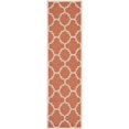 thumbnail image 1 of Safavieh Courtyard Collection Indoor/Outdoor Runner Rug, Terracotta, 2'3' x 8', 1 of 5