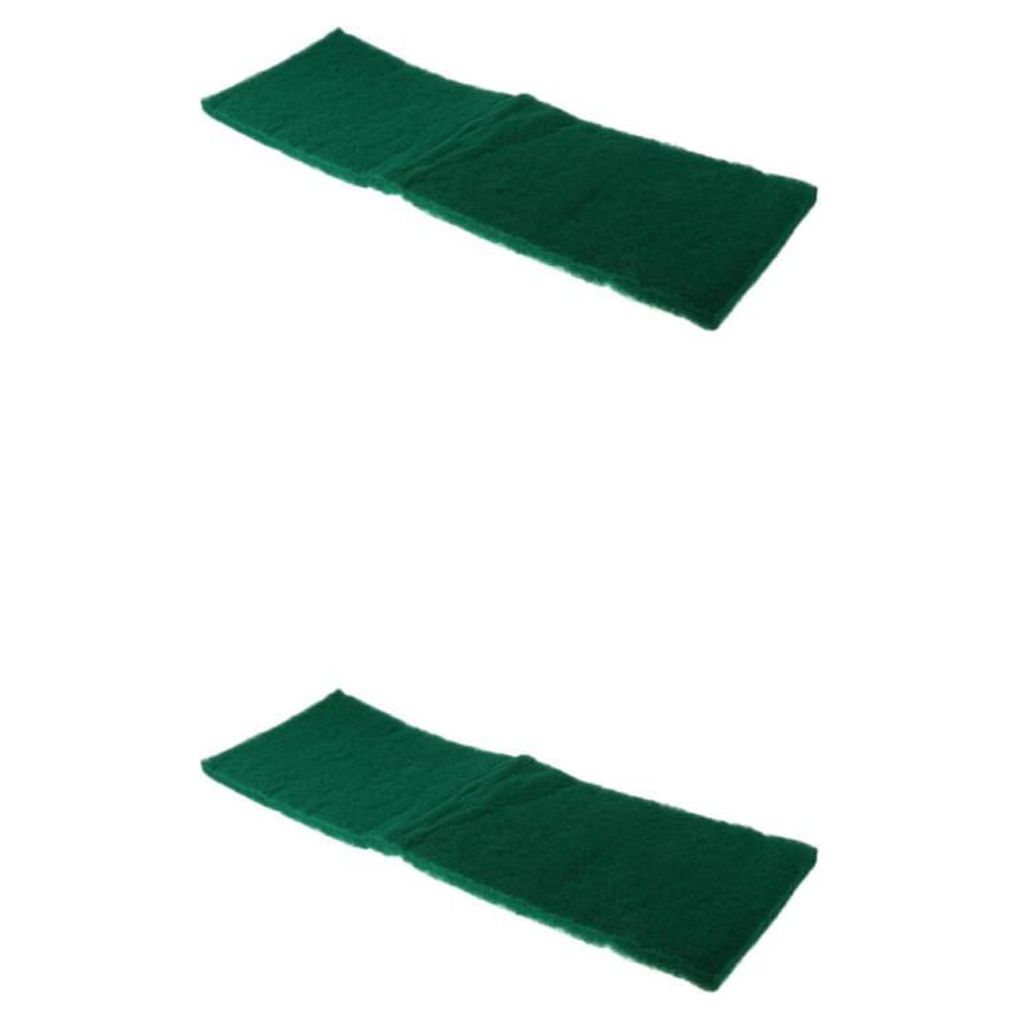 Transemion Biochemical Filter Foam Pond Filtration Fish Pad Tank Aquarium Sponge Green 88x30x2cm 2Set