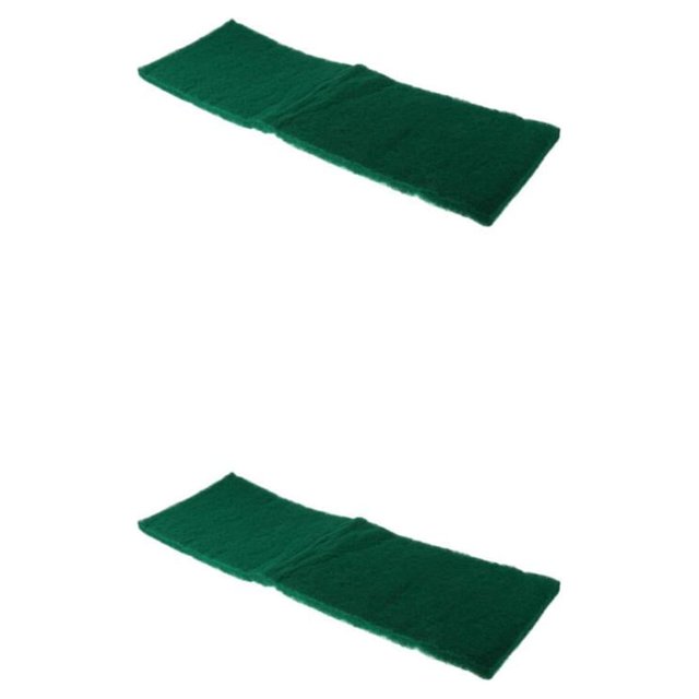 Transemion Biochemical Filter Foam Pond Filtration Fish Pad Tank Aquarium Sponge Green 88x30x2cm 2Set