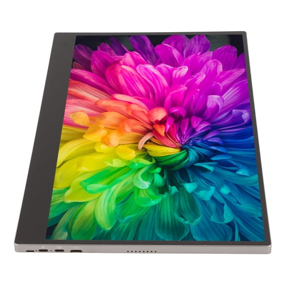 4K Portable Monitor, 15.6 Inch 3840x2160 UHD Touchscreen Dual USB C Gaming Monitor 600cd/㎡ HDR FreeSync Supports 4096 Levels Of Pressure And Screen Projection Computer Laptop