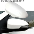 thumbnail image 1 of MYG Side Mirror Cover Cap for Toyota 2014-2017 for Corolla ABS White Driver Left L, 1 of 7