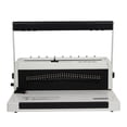 thumbnail image 1 of YS-W20A Full Draw Knife Double Wire Iron Ring Binding Machine 34 Hole A4 Punching Machine Picture Book Desk Calendar, 1 of 6