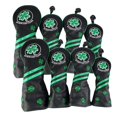 thumbnail image 1 of Housse de Golf Durable 8x 400cc Couvre-Tête de Club 1/3/5/UT Noir, 1 of 8