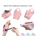 thumbnail image 3 of fastboy Silica Gel Hand Strap Silicone Makeup Pad Easy Brush Cleaning Textured Cleaning Makeup Palette violet, 3 of 6