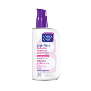 Clean & Clear Essentials Dual Action Moisturizer, Salicylic Acid Acne Treatment
