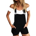 thumbnail image 2 of Babysbule Women Short Length Loose Fit Loose Overall, Size L, 2 of 6
