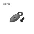 thumbnail image 3 of Unique Bargains Bouton Tournant de Cadre, Vis Plates en Métal 7/8 Pieds pour Accrocher des Photos, 30 Pcs (Noir), 3 of 3