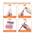 thumbnail image 4 of Portable Nail Drill Professional 30000 RPM, Rechargeable Electric Nail File Machine E File For Acrylic Nails Gel Polishing Removing, Cordless Efile With Bits Kit For Manicure Salon Home ,Easy to Use, 4 of 7