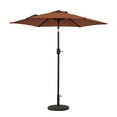thumbnail image 1 of Bistro 7.5-ft Hexagon Market Umbrella - Coffee - Polyester Canopy, 1 of 9