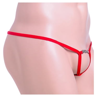 Weiqiqre Underwear for Man Breathable Thong Low Waisted Love Playful Underwear Comfortable Underpants Deals for days